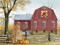 Autumn Leaf Quilt Block Barn by Billy Jacobs - Item # VARPDXBJ1023